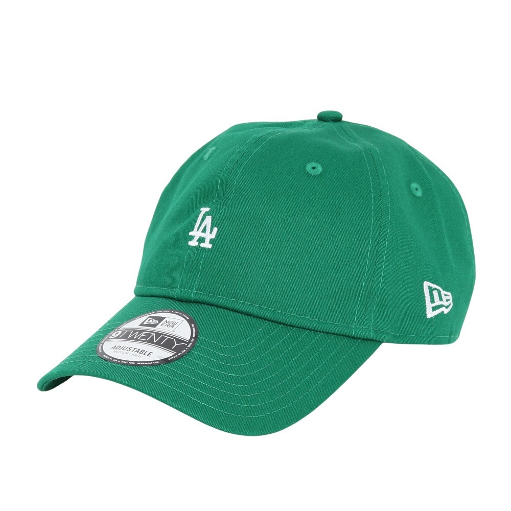 ニューエラ（NEW ERA）（メンズ）帽子 キャップ 920 ミニロゴ ロサンゼルス・ドジャース 緑 Mサイズ  14682986 シンプル カジュアル 野球 おしゃれ