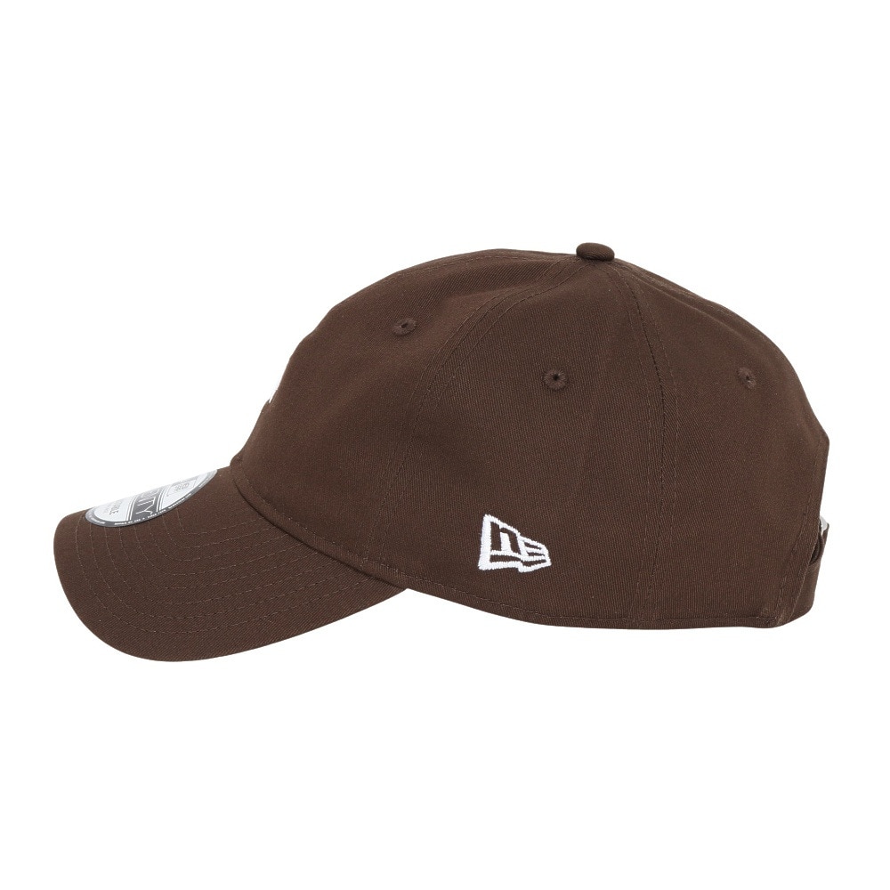 ニューエラ（NEW ERA）（メンズ）帽子 キャップ 920 ミニロゴ ロサンゼルス・ドジャース 茶色 Mサイズ 14682987 シンプル カジュアル 野球 おしゃれ