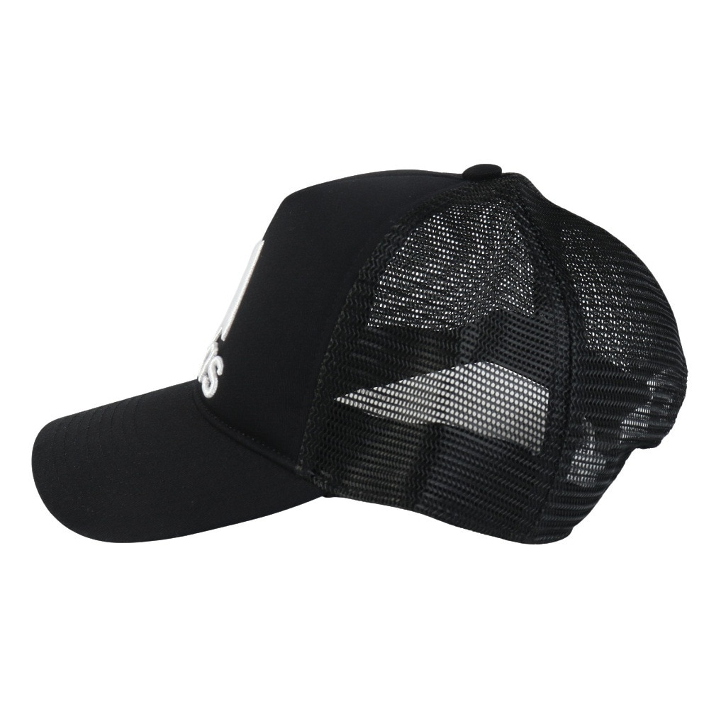アディダス（adidas）（メンズ）帽子 トラッカーキャップ 黒 57-63cm DVV02-JH3727 スポーツキャップ メッシュ