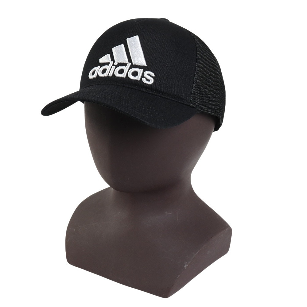 アディダス（adidas）（メンズ）帽子 トラッカーキャップ 黒 57-63cm DVV02-JH3727 スポーツキャップ メッシュ