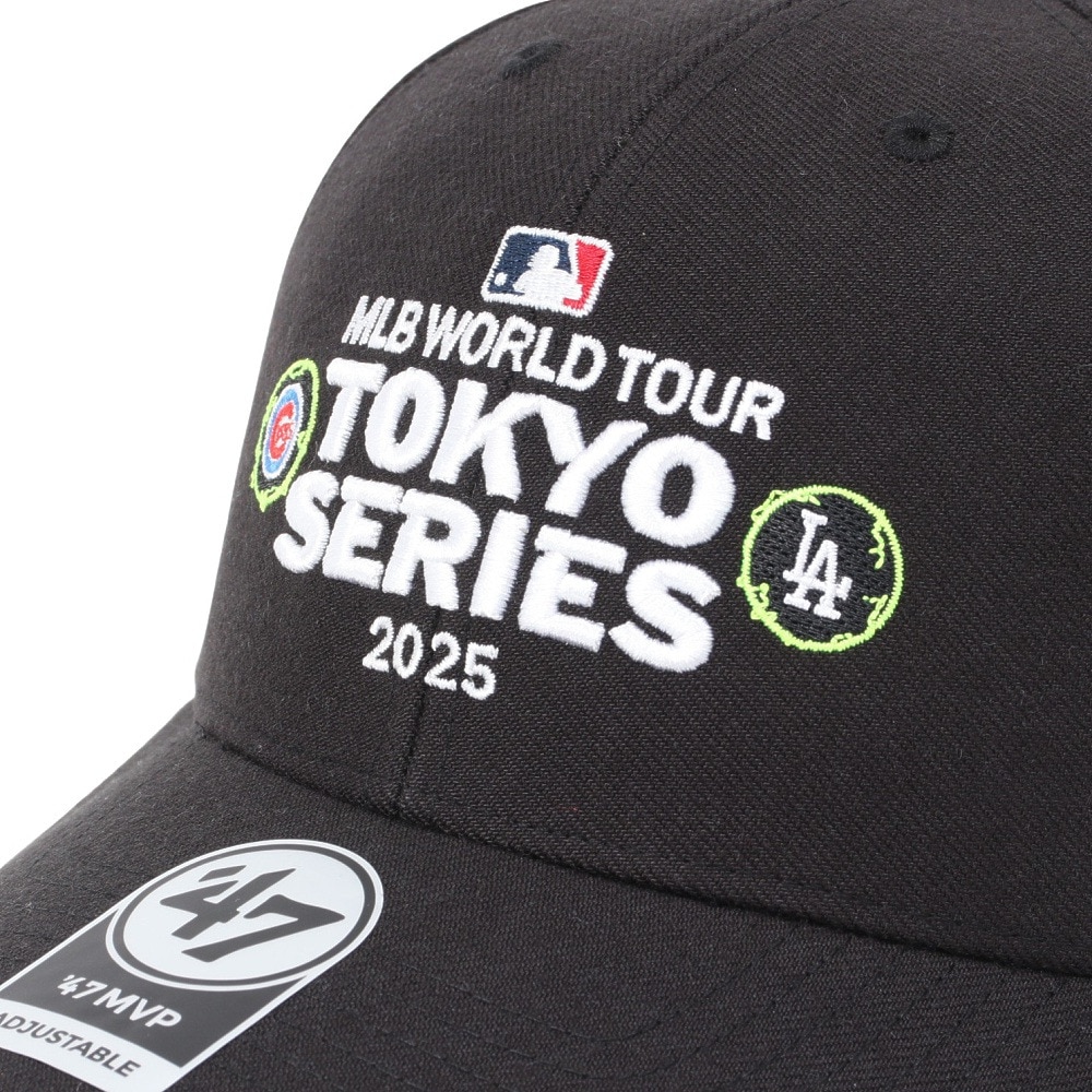 フォーティーセブン（47）（メンズ、レディース）帽子 キャップ MLB TOKYO 2025 MVP 黒 55-61cm MLB-EVMVP20WBV-BK スポーツキャップ 東京シリーズ