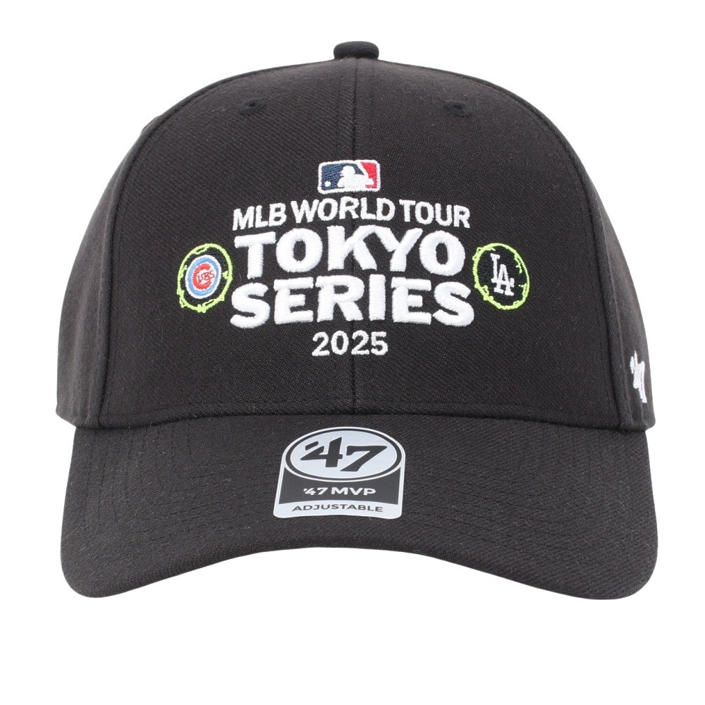 フォーティーセブン（47）（メンズ、レディース）帽子 キャップ MLB TOKYO 2025 MVP 黒 55-61cm MLB-EVMVP20WBV-BK スポーツキャップ 東京シリーズ