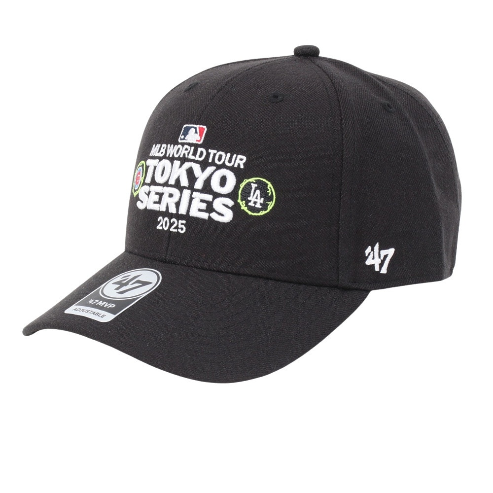 フォーティーセブン（47）（メンズ、レディース）帽子 キャップ MLB TOKYO 2025 MVP 黒 55-61cm MLB-EVMVP20WBV-BK スポーツキャップ 東京シリーズ