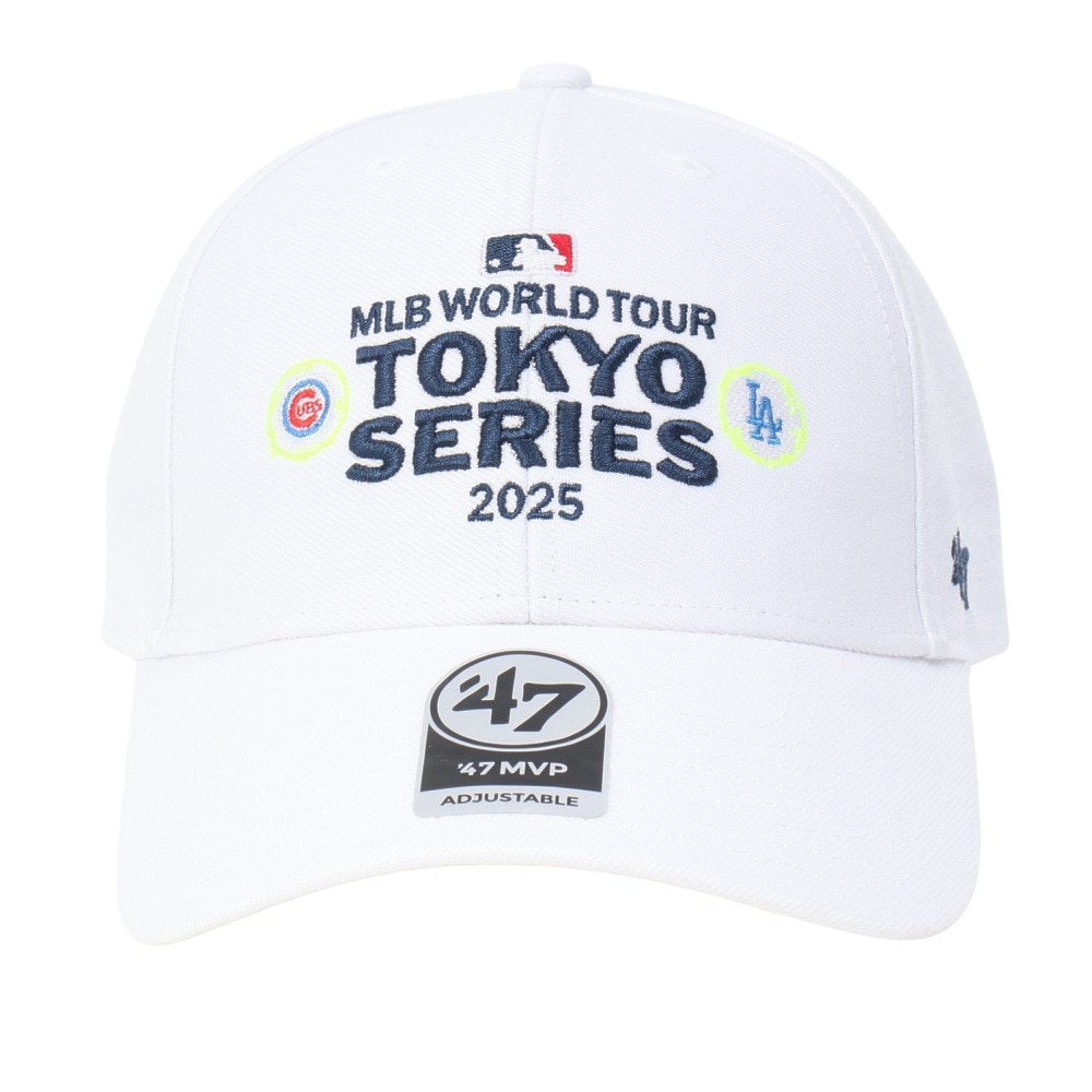 フォーティーセブン（47）（メンズ、レディース）帽子 キャップ MLB TOKYO 2025 MVP 白 55-61cm MLB-EVMVP20WBV-WH スポーツキャップ 東京シリーズ