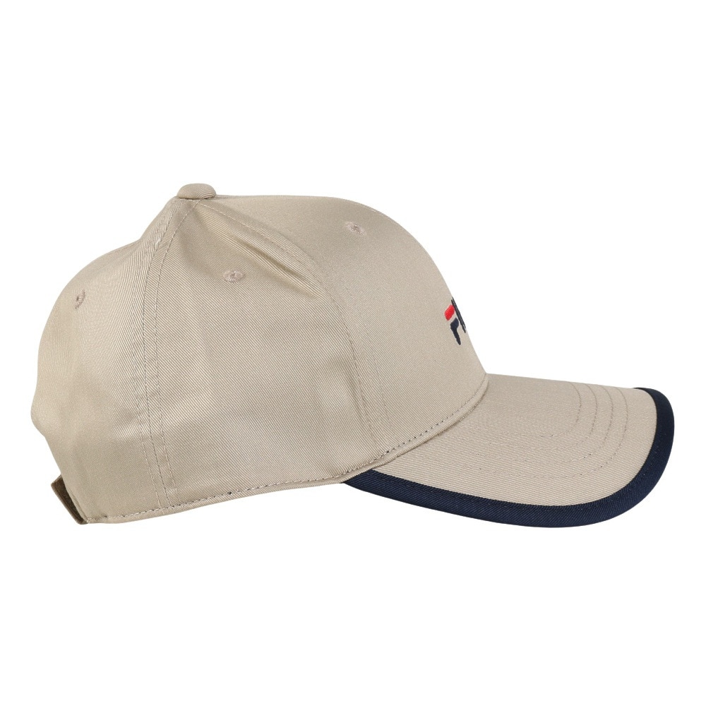 フィラ（FILA）（メンズ、レディース）帽子 TCキャップ ベージュ 24001300193980 手洗い可 吸汗速乾 日焼け対策 日差し対策 お出かけ シンプル ファッション