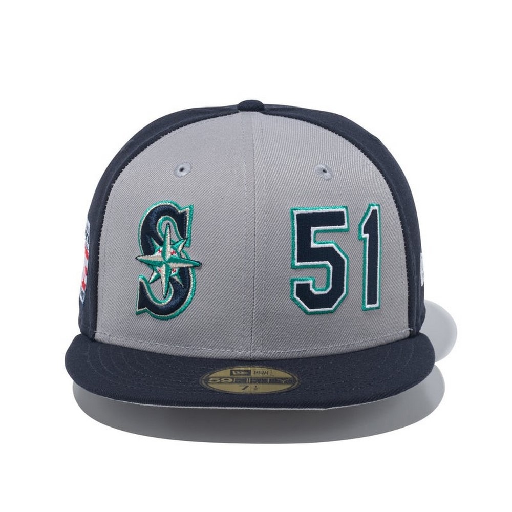 ニューエラ（NEW ERA）（メンズ、レディース）キャップ 5950 Hall of Fame 2025 鈴木一郎 シアトル・マリナーズ S-Lサイズ 14724789 帽子 日差し対策 ロゴ