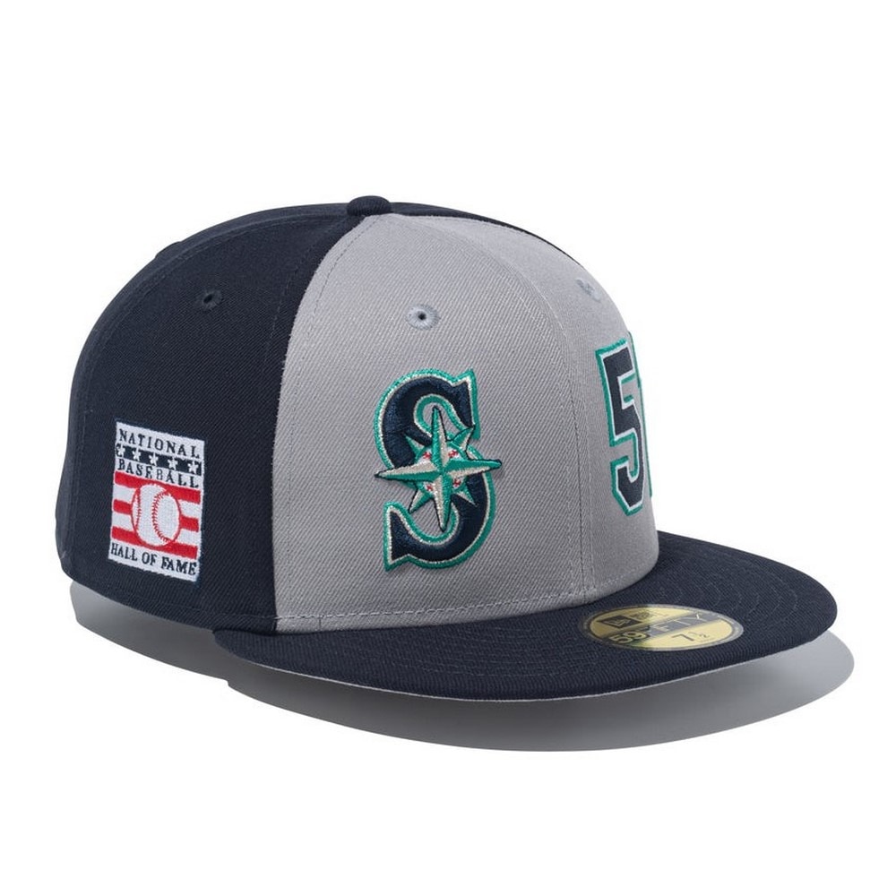 ニューエラ（NEW ERA）（メンズ、レディース）キャップ 5950 Hall of Fame 2025 鈴木一郎 シアトル・マリナーズ S-Lサイズ 14724789 帽子 日差し対策 ロゴ