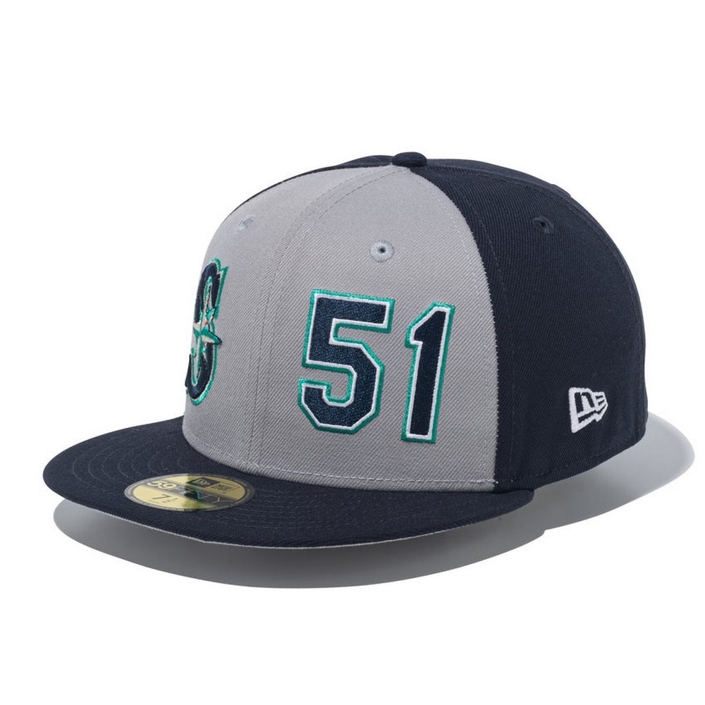 ニューエラ（NEW ERA）（メンズ、レディース）キャップ 5950 Hall of Fame 2025 鈴木一郎 シアトル・マリナーズ S-Lサイズ 14724789 帽子 日差し対策 ロゴ