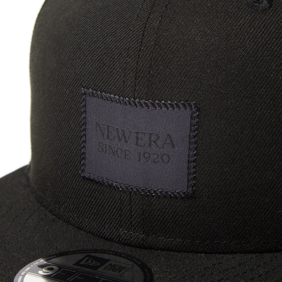 ニューエラ（NEW ERA）（メンズ、レディース）9FIFTY Black Woven Patch キャップ 14667790