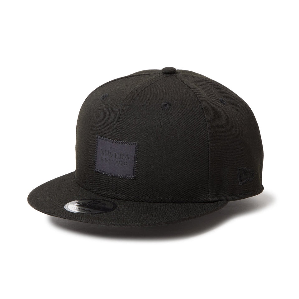 ニューエラ（NEW ERA）（メンズ、レディース）9FIFTY Black Woven Patch キャップ 14667790