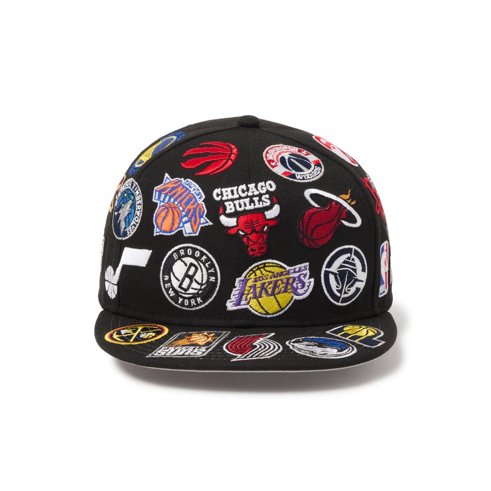 ニューエラ（NEW ERA）（メンズ、レディース）9FIFTY Team Logo Allover NBA キャップ 14667798