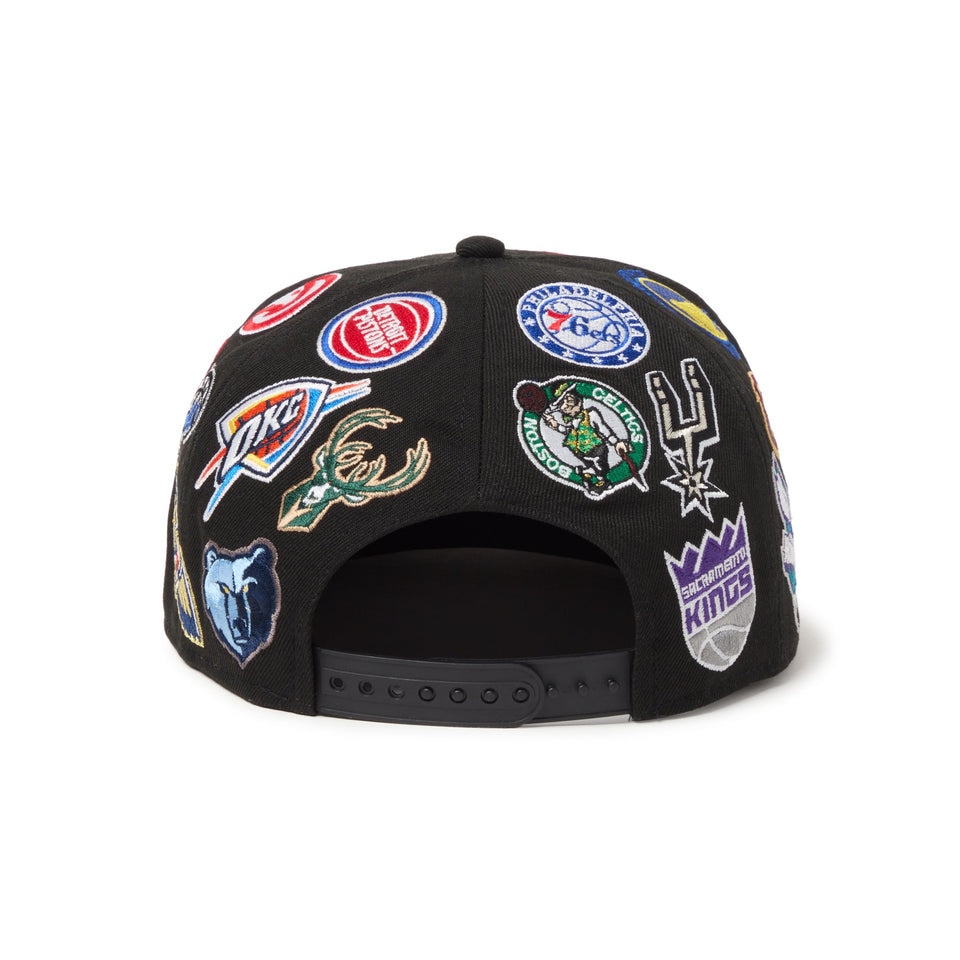 ニューエラ（NEW ERA）（メンズ、レディース）9FIFTY Team Logo Allover NBA キャップ 14667798