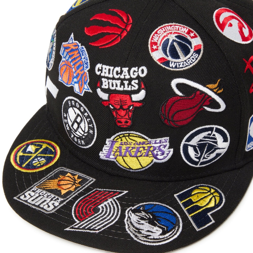 ニューエラ（NEW ERA）（メンズ、レディース）9FIFTY Team Logo Allover NBA キャップ 14667798