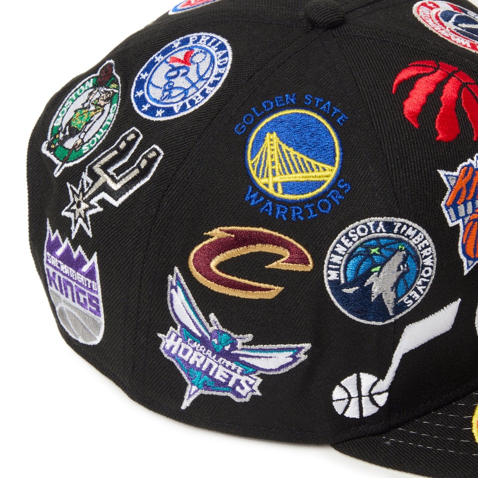 ニューエラ（NEW ERA）（メンズ、レディース）9FIFTY Team Logo Allover NBA キャップ 14667798