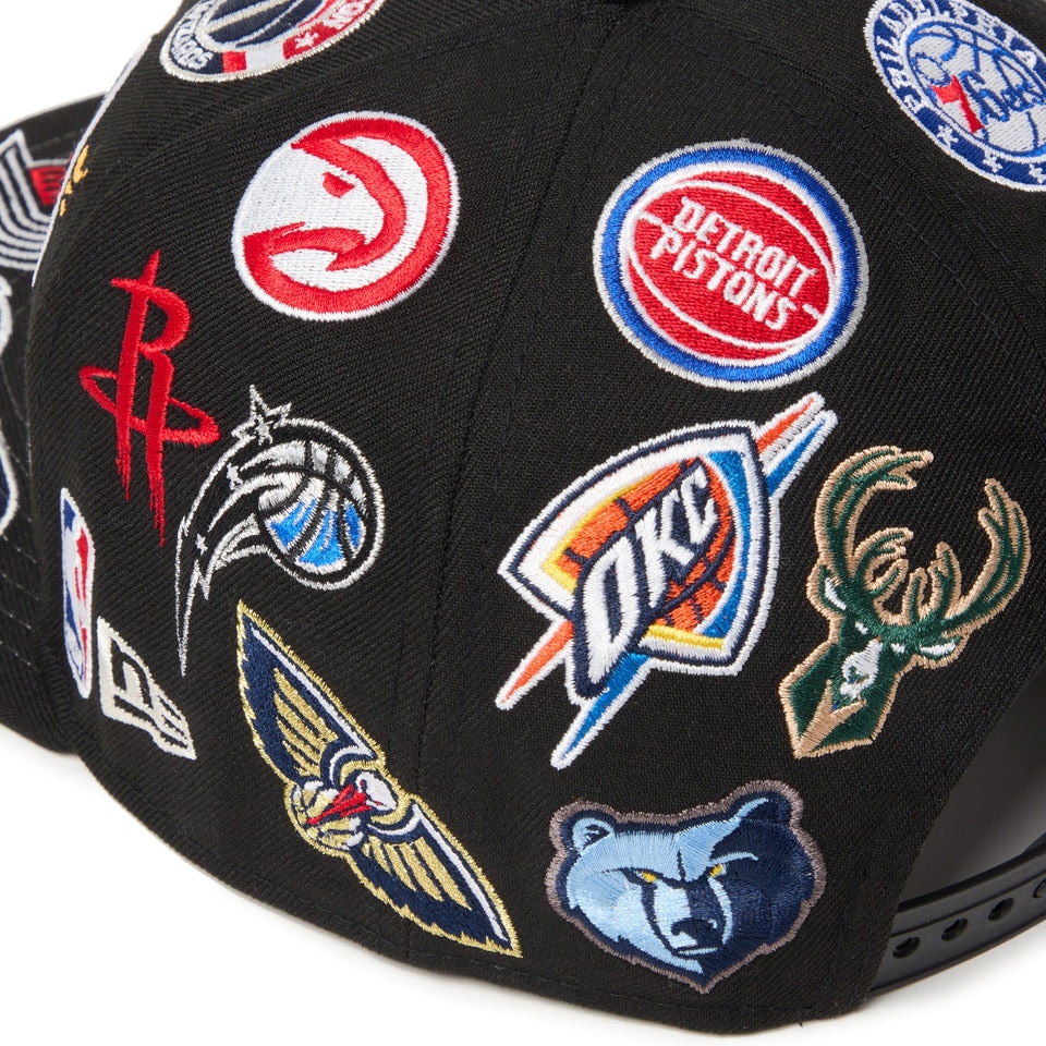 ニューエラ（NEW ERA）（メンズ、レディース）9FIFTY Team Logo Allover NBA キャップ 14667798