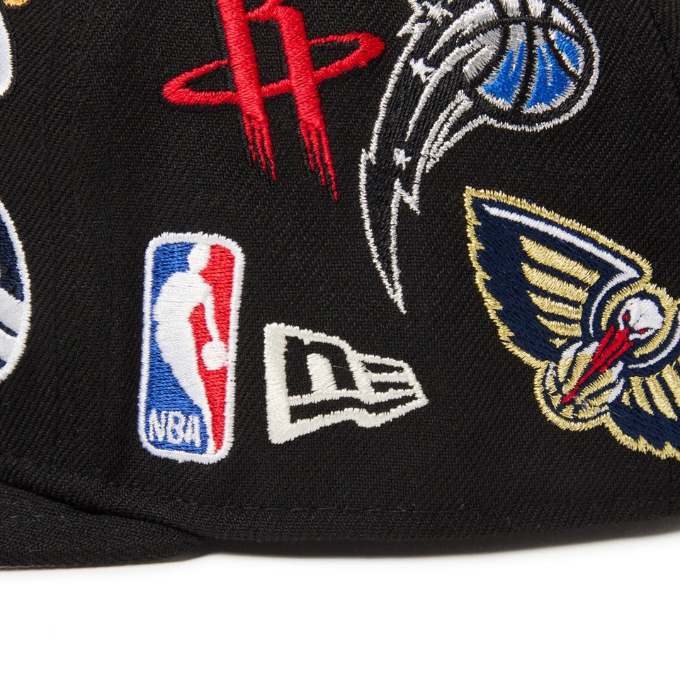 ニューエラ（NEW ERA）（メンズ、レディース）9FIFTY Team Logo Allover NBA キャップ 14667798