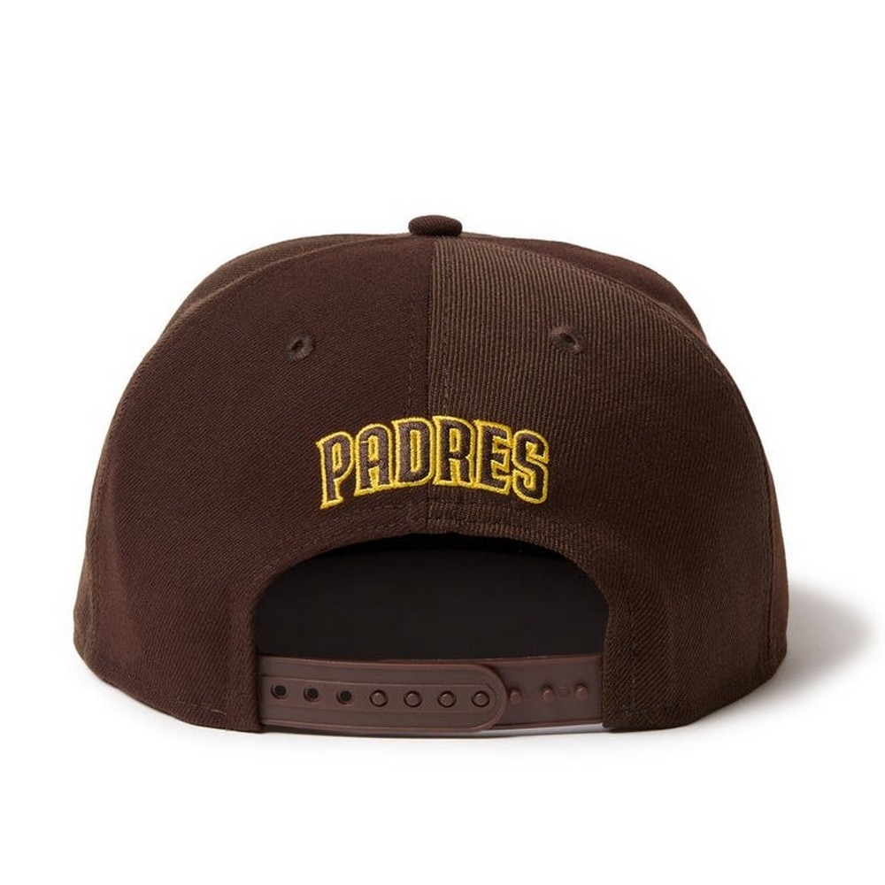 ニューエラ（NEW ERA）（メンズ、レディース）キャップ 950 ソフトバックラム MLB ダブルロゴ サンディエゴ・パドレス クーパーズタウン 14667800