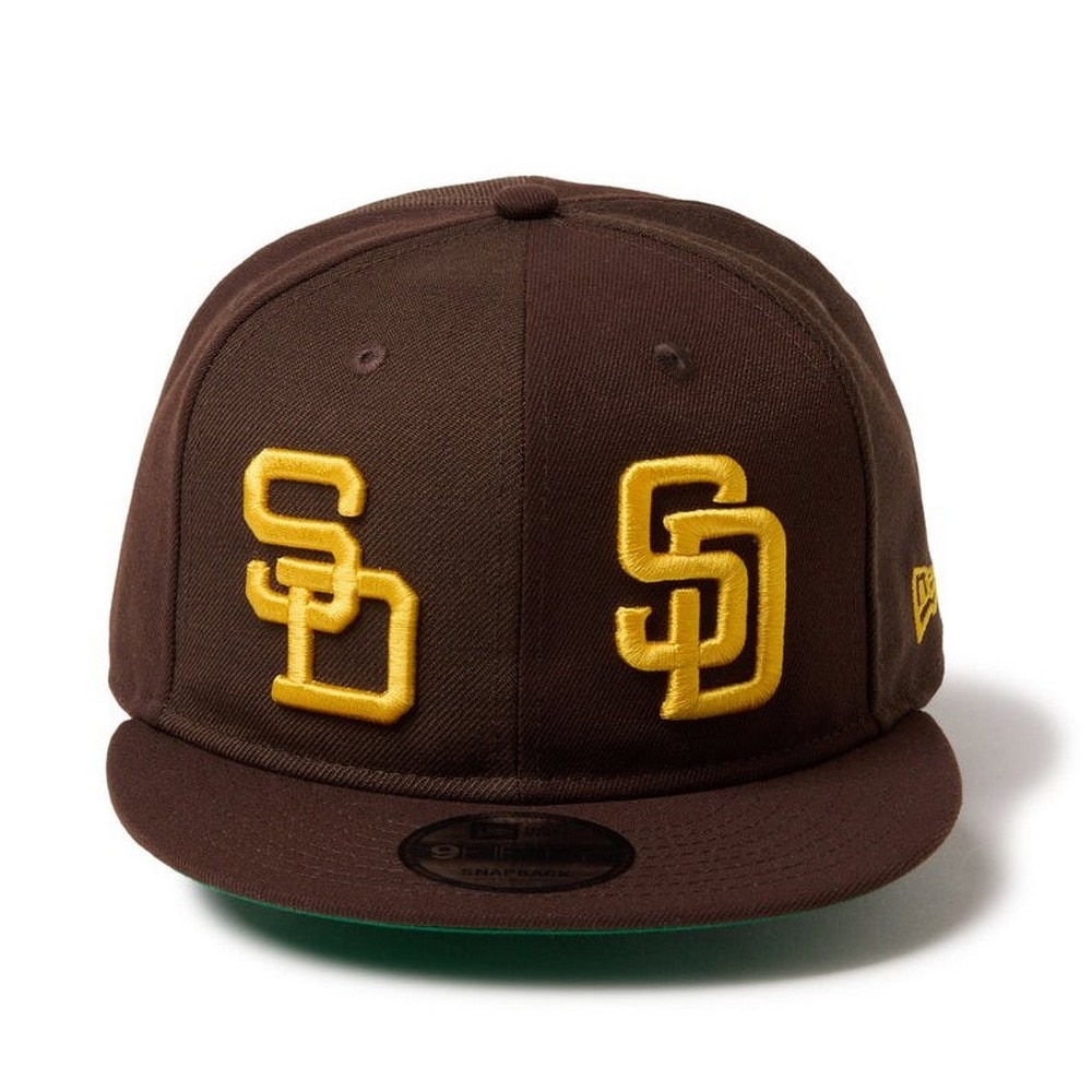 ニューエラ（NEW ERA）（メンズ、レディース）キャップ 950 ソフトバックラム MLB ダブルロゴ サンディエゴ・パドレス クーパーズタウン 14667800