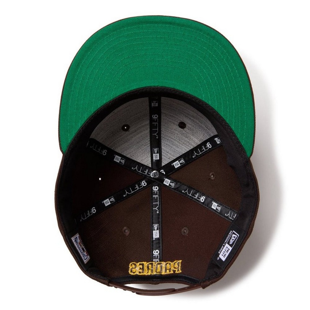 ニューエラ（NEW ERA）（メンズ、レディース）キャップ 950 ソフトバックラム MLB ダブルロゴ サンディエゴ・パドレス クーパーズタウン 14667800