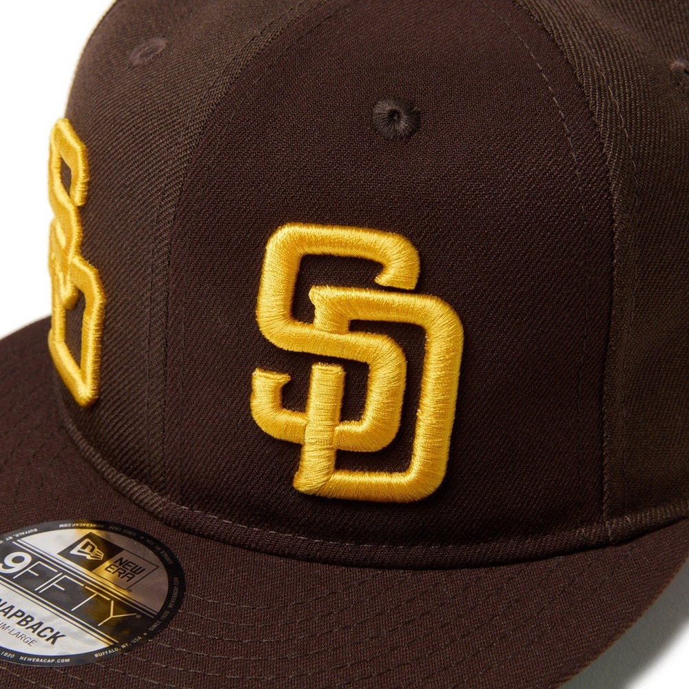 ニューエラ（NEW ERA）（メンズ、レディース）キャップ 950 ソフトバックラム MLB ダブルロゴ サンディエゴ・パドレス クーパーズタウン 14667800