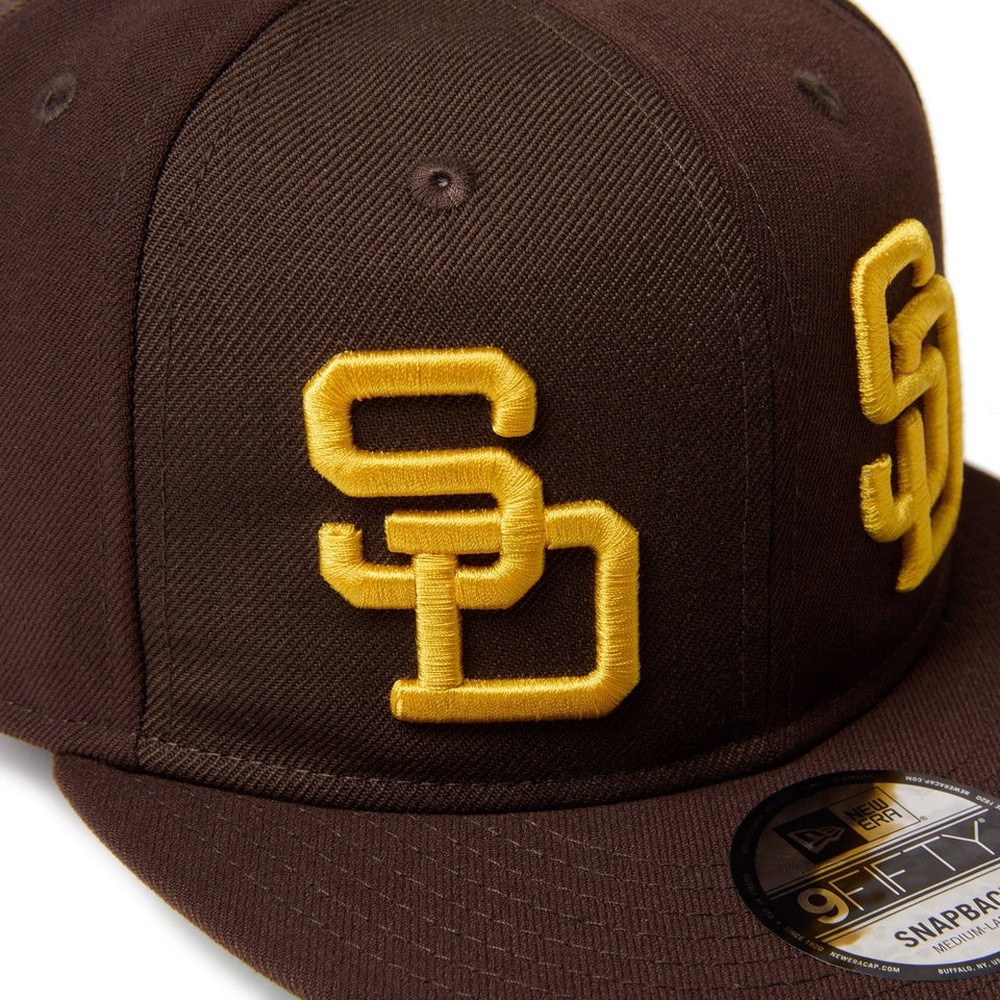 ニューエラ（NEW ERA）（メンズ、レディース）キャップ 950 ソフトバックラム MLB ダブルロゴ サンディエゴ・パドレス クーパーズタウン 14667800
