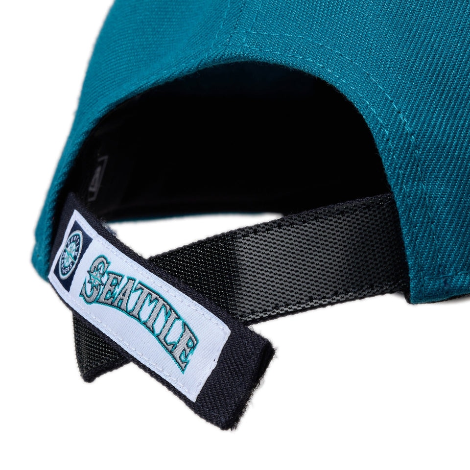 ニューエラ（NEW ERA）（メンズ、レディース）キャップ 9FORTY 2-Tone Woven Label シアトル・マリナーズ シャークティール 青 56-60cm 14667824