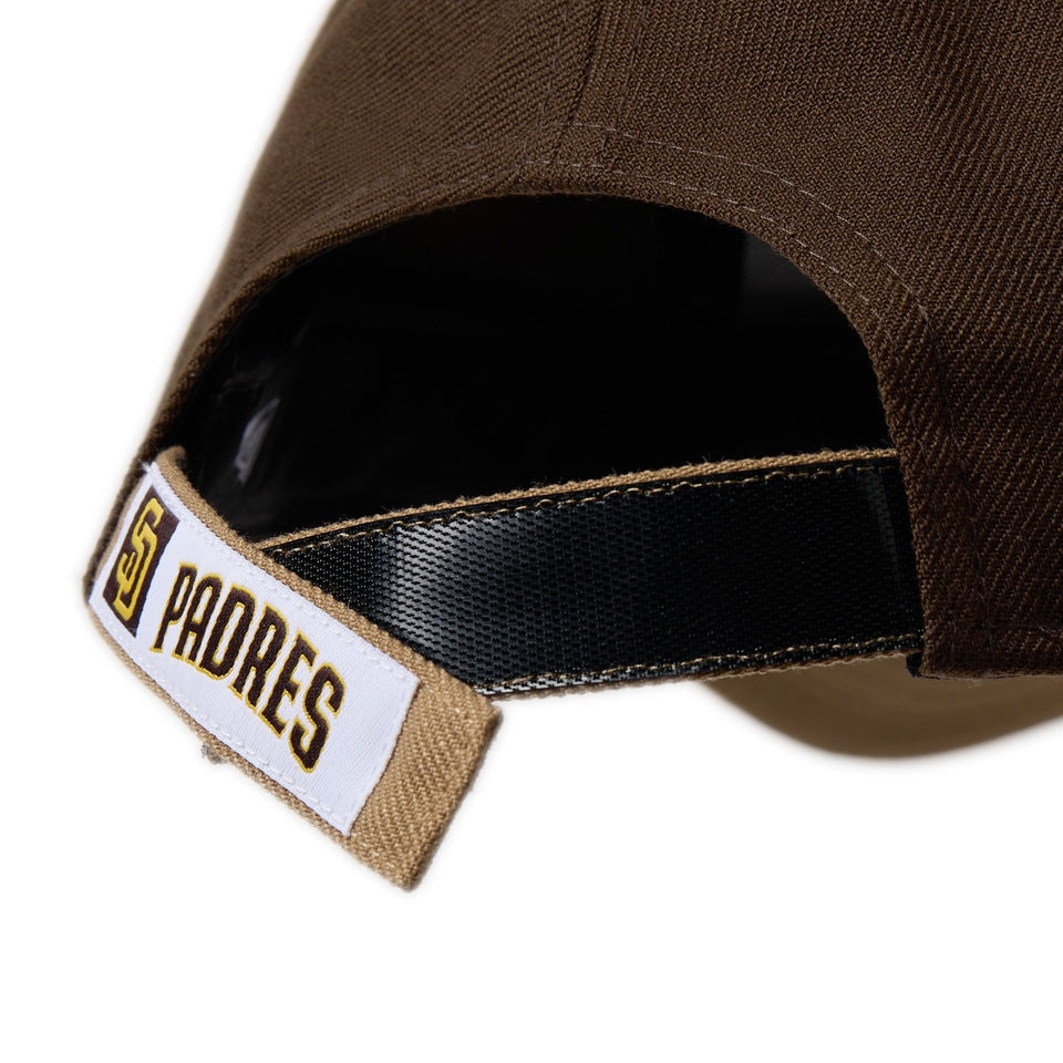 ニューエラ（NEW ERA）（メンズ、レディース）9FORTY 2-Tone Woven Label サンディエゴ・パドレス ウォルナット キャップ 14667826