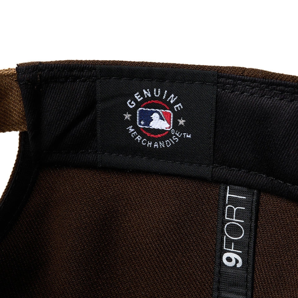 ニューエラ（NEW ERA）（メンズ、レディース）9FORTY 2-Tone Woven Label サンディエゴ・パドレス ウォルナット キャップ 14667826