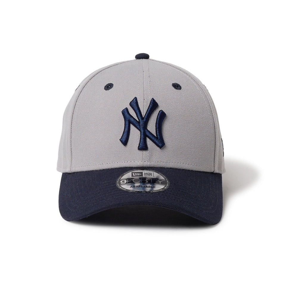 ニューエラ（NEW ERA）（メンズ、レディース）キャップ 9FORTY 2-Tone Woven Label ニューヨーク・ヤンキース グレー 56-60cm 14667828