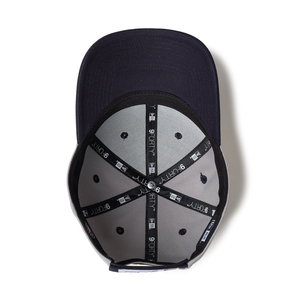 ニューエラ（NEW ERA）（メンズ、レディース）キャップ 9FORTY 2-Tone Woven Label ニューヨーク・ヤンキース グレー 56-60cm 14667828