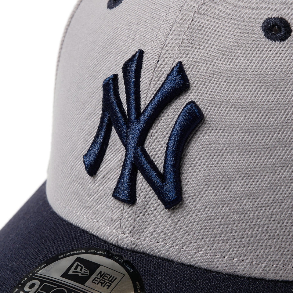 ニューエラ（NEW ERA）（メンズ、レディース）キャップ 9FORTY 2-Tone Woven Label ニューヨーク・ヤンキース グレー 56-60cm 14667828