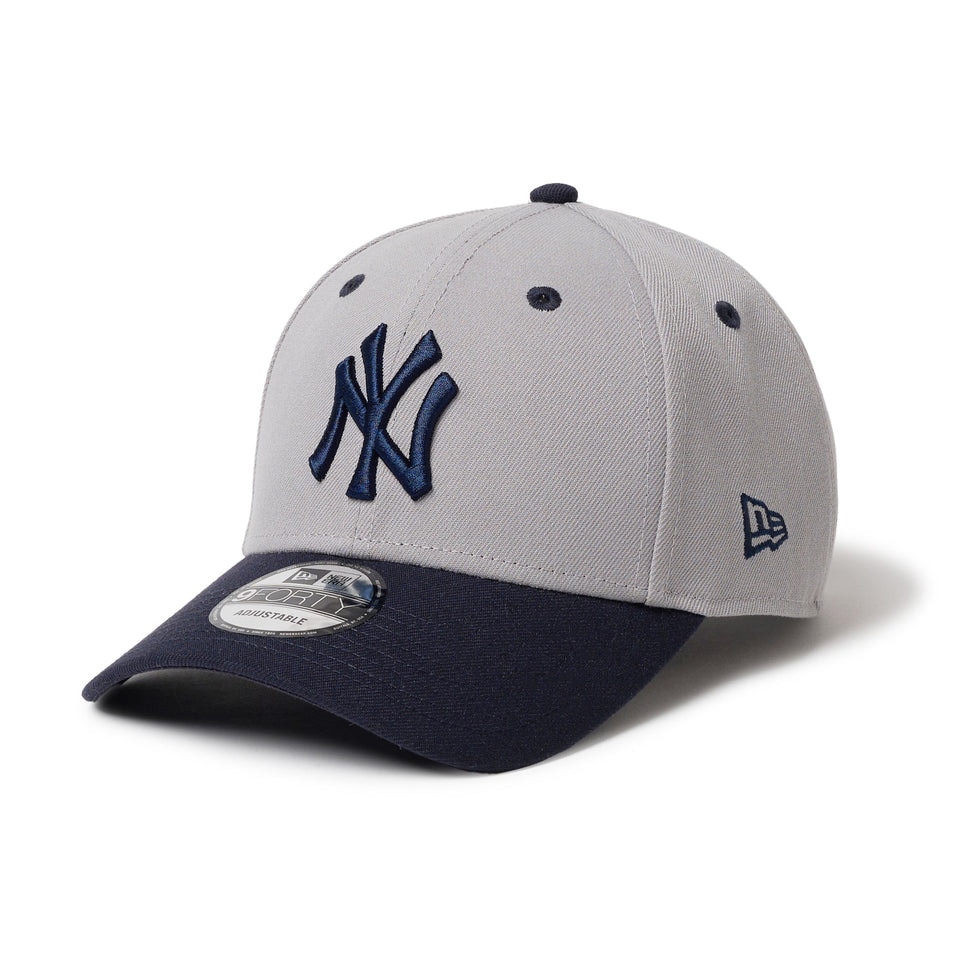 ニューエラ（NEW ERA）（メンズ、レディース）キャップ 9FORTY 2-Tone Woven Label ニューヨーク・ヤンキース グレー 56-60cm 14667828