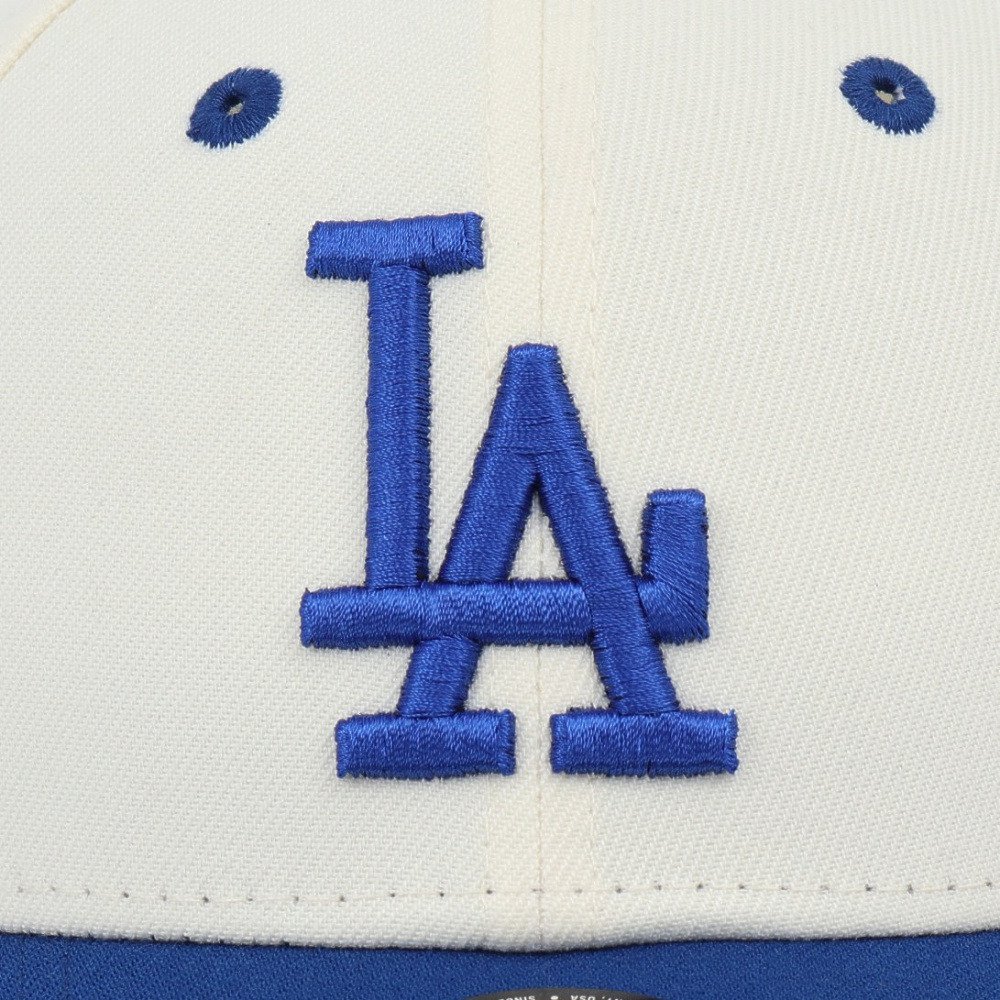 ニューエラ（NEW ERA）（メンズ、レディース）キャップ 9FORTY 2-Tone Woven Label ロサンゼルス・ドジャース ベージュ×青 56-60cm 14667830