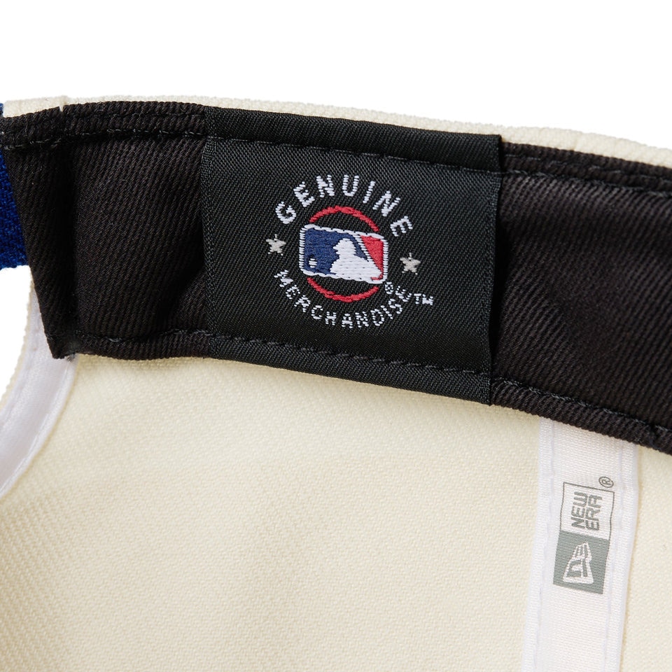 ニューエラ（NEW ERA）（メンズ、レディース）キャップ 9FORTY 2-Tone Woven Label ロサンゼルス・ドジャース ベージュ×青 56-60cm 14667830