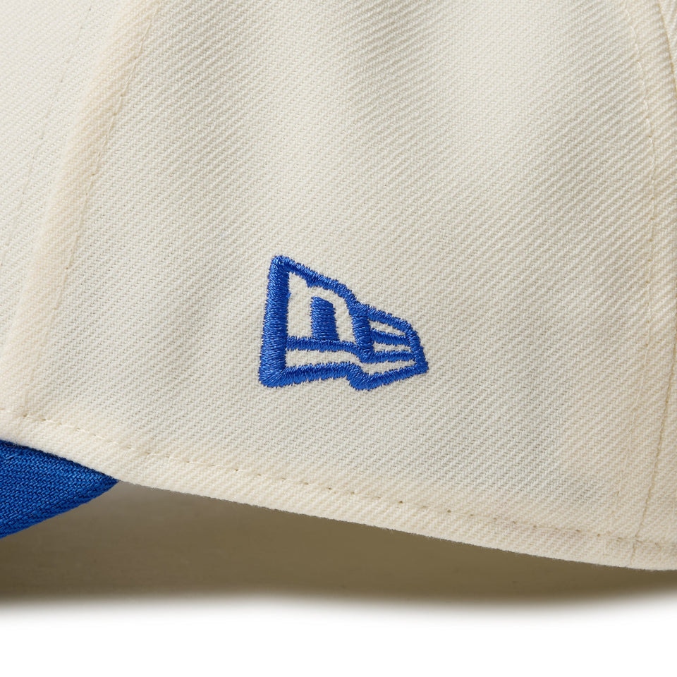 ニューエラ（NEW ERA）（メンズ、レディース）キャップ 9FORTY 2-Tone Woven Label ロサンゼルス・ドジャース ベージュ×青 56-60cm 14667830