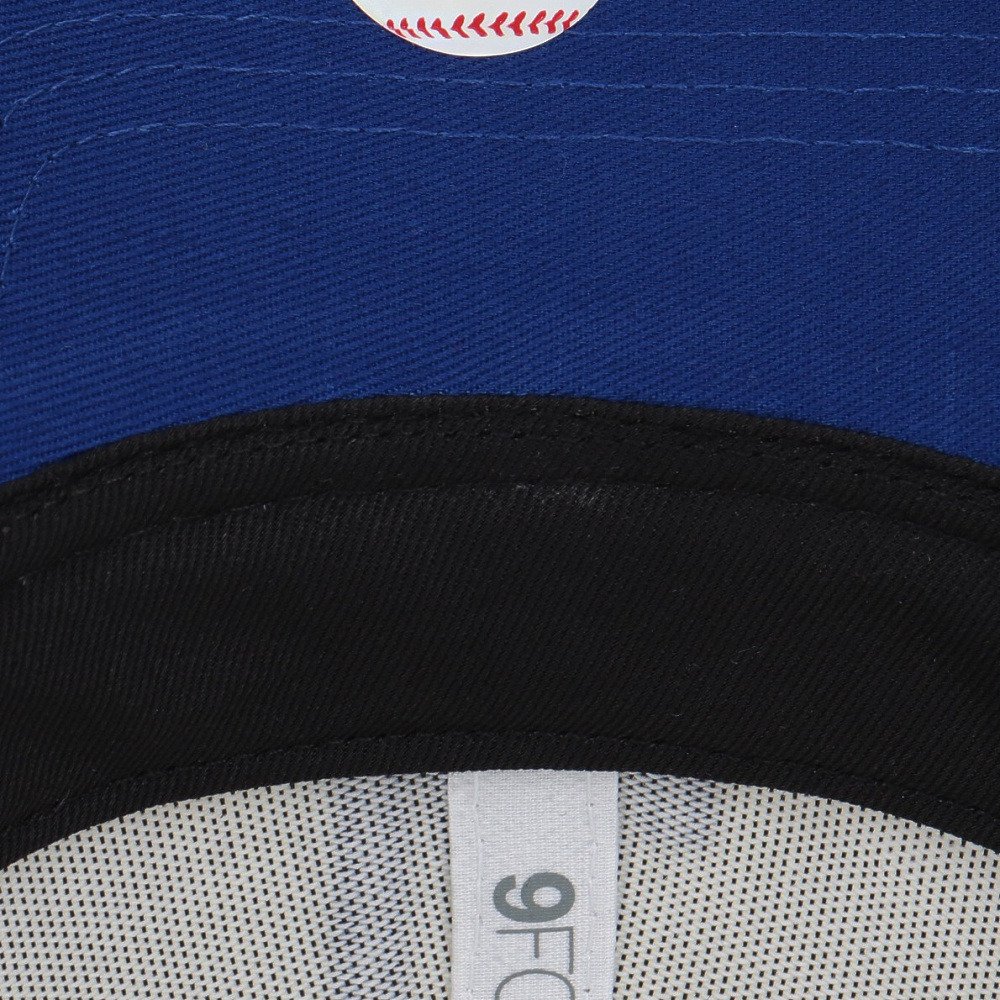 ニューエラ（NEW ERA）（メンズ、レディース）キャップ 9FORTY 2-Tone Woven Label ロサンゼルス・ドジャース ベージュ×青 56-60cm 14667830