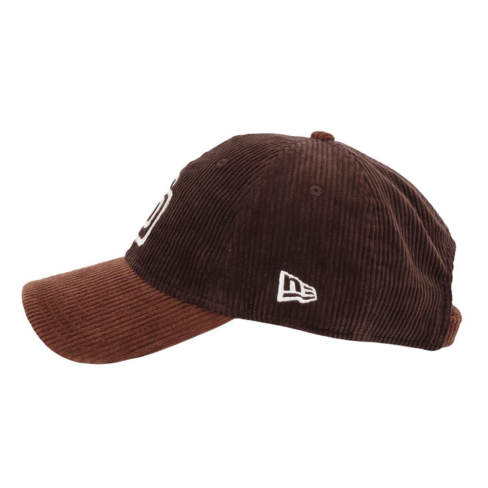ニューエラ（NEW ERA）（メンズ、レディース）帽子 キャップ 9TWENTY Corduroy コーデュロイ サンディエゴ・パドレス 茶色 Mサイズ 14668027