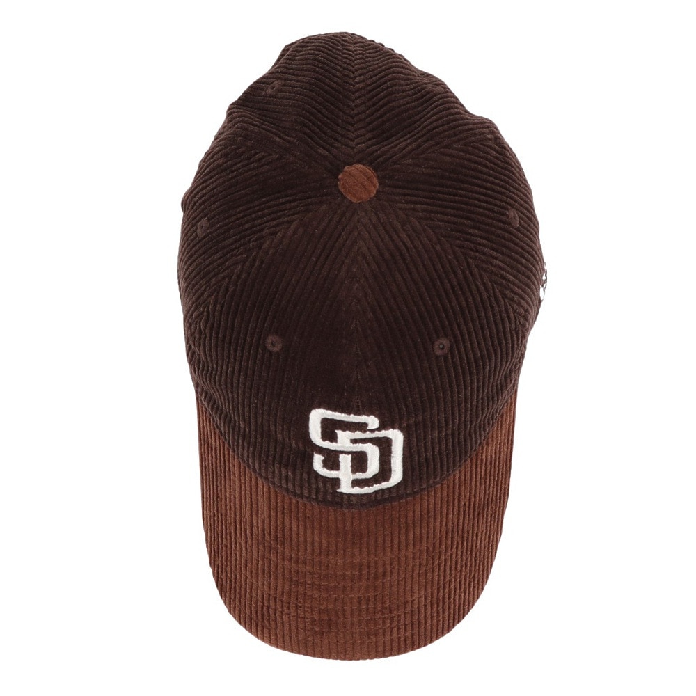 ニューエラ（NEW ERA）（メンズ、レディース）帽子 キャップ 9TWENTY Corduroy コーデュロイ サンディエゴ・パドレス 茶色 Mサイズ 14668027