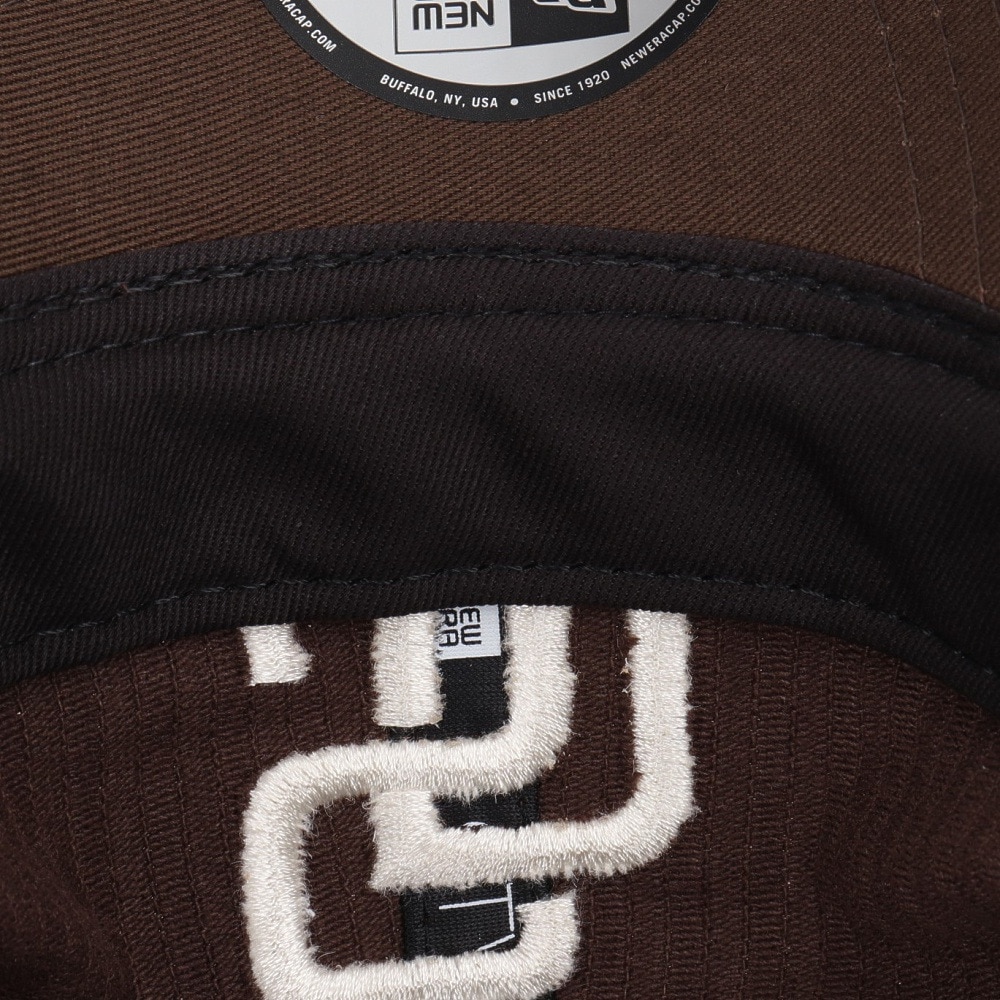 ニューエラ（NEW ERA）（メンズ、レディース）帽子 キャップ 9TWENTY Corduroy コーデュロイ サンディエゴ・パドレス 茶色 Mサイズ 14668027