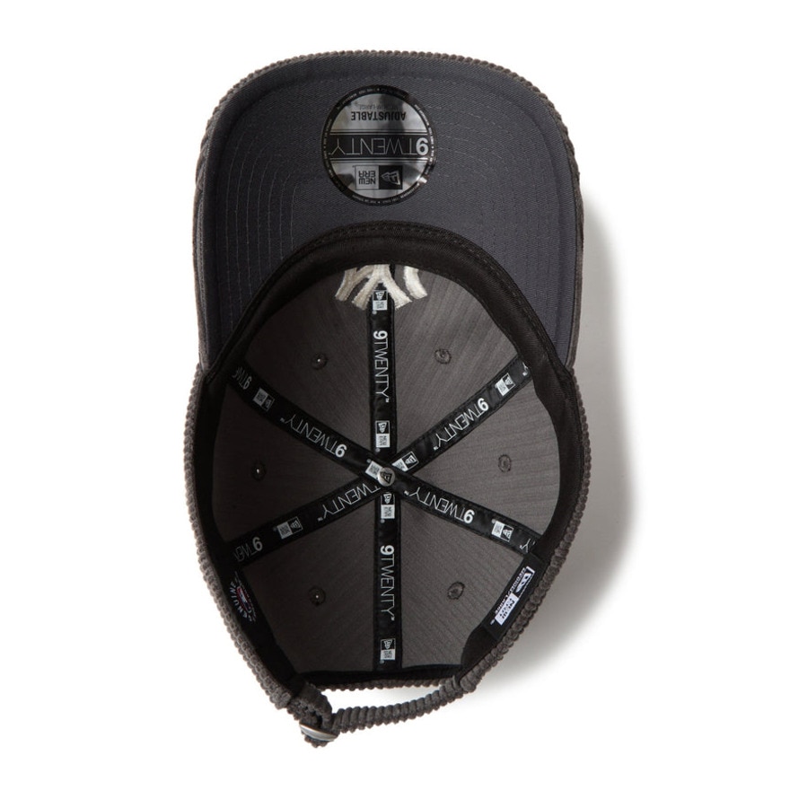 ニューエラ（NEW ERA）（メンズ、レディース）帽子 キャップ 9TWENTY Corduroy コーデュロイ ニューヨーク・ヤンキース グレー Mサイズ 14668029