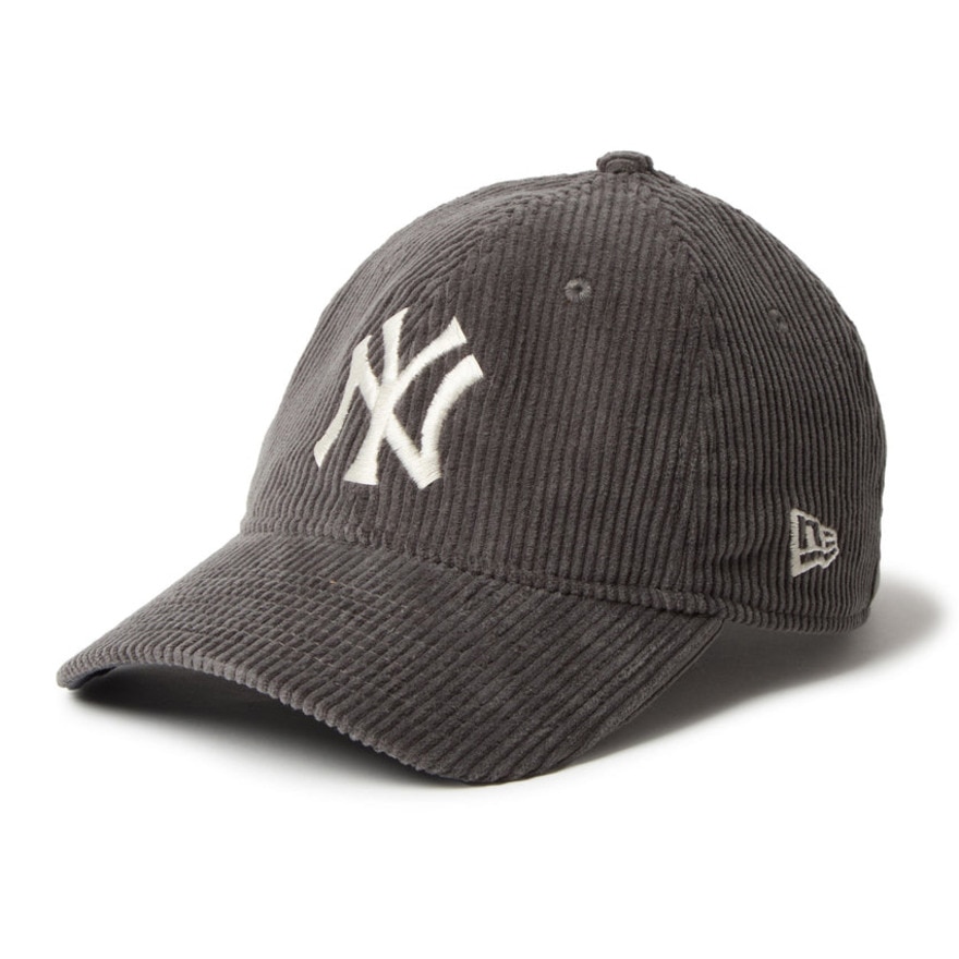 ニューエラ（NEW ERA）（メンズ、レディース）帽子 キャップ 9TWENTY Corduroy コーデュロイ ニューヨーク・ヤンキース グレー Mサイズ 14668029
