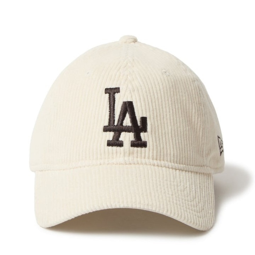 ニューエラ（NEW ERA）（メンズ、レディース）帽子 キャップ 9TWENTY Corduroy コーデュロイ ロサンゼルス・ドジャース アイボリー 14668031