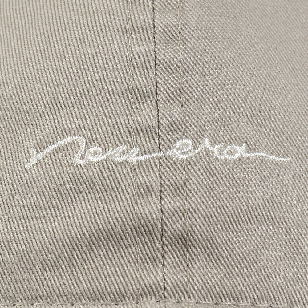 ニューエラ（NEW ERA）（メンズ、レディース）キャップ 920 Handwritten ロゴ ベージュ Mサイズ(57-61cm ) 14668048 スポーツキャップ