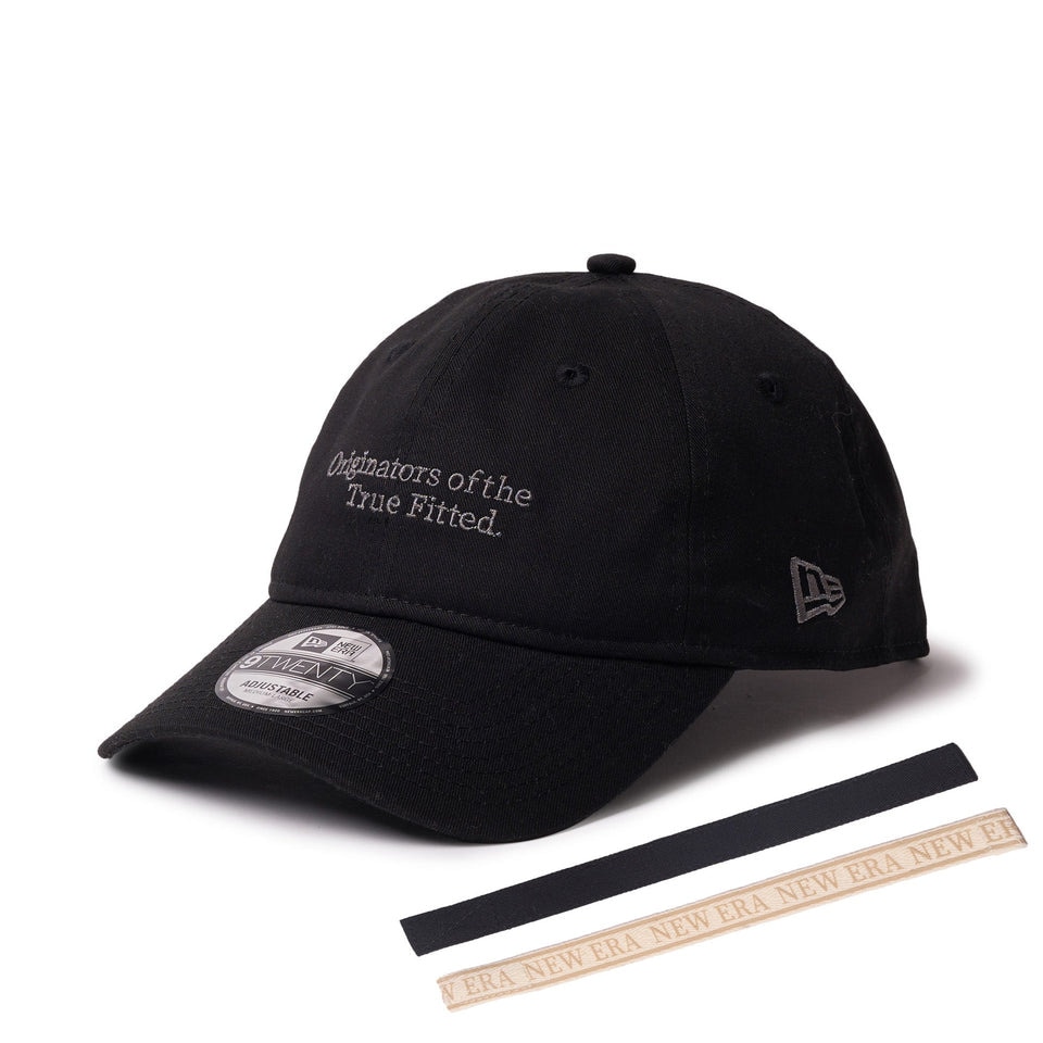 ニューエラ（NEW ERA）（メンズ、レディース）キャップ 9TWENTY Spare Strap ブラック Mサイズ(57-61cm) 14668115 帽子 スポーツキャップ サイズ調整可