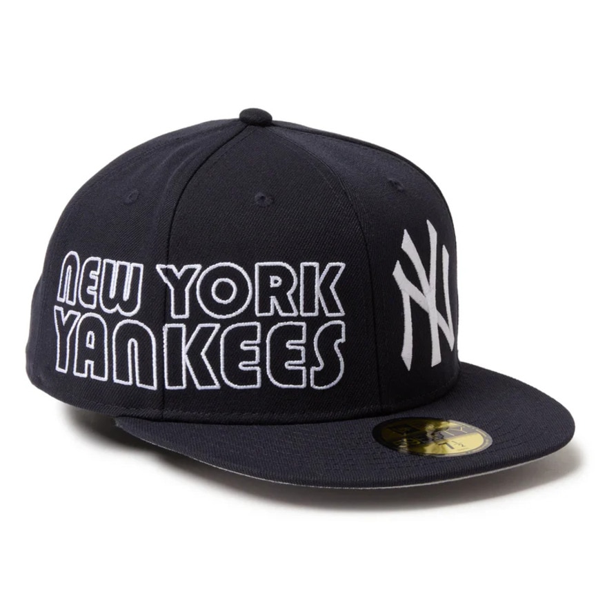 ニューエラ（NEW ERA）（メンズ、レディース）キャップ 59FIFTY Neon Tube ネオンチューブロゴ ニューヨーク・ヤンキース ネイビー 14668132