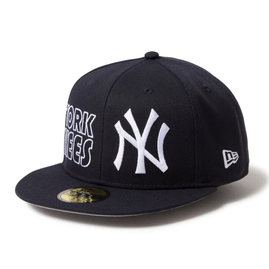 ニューエラ（NEW ERA）（メンズ、レディース）キャップ 59FIFTY Neon Tube ネオンチューブロゴ ニューヨーク・ヤンキース ネイビー 14668132