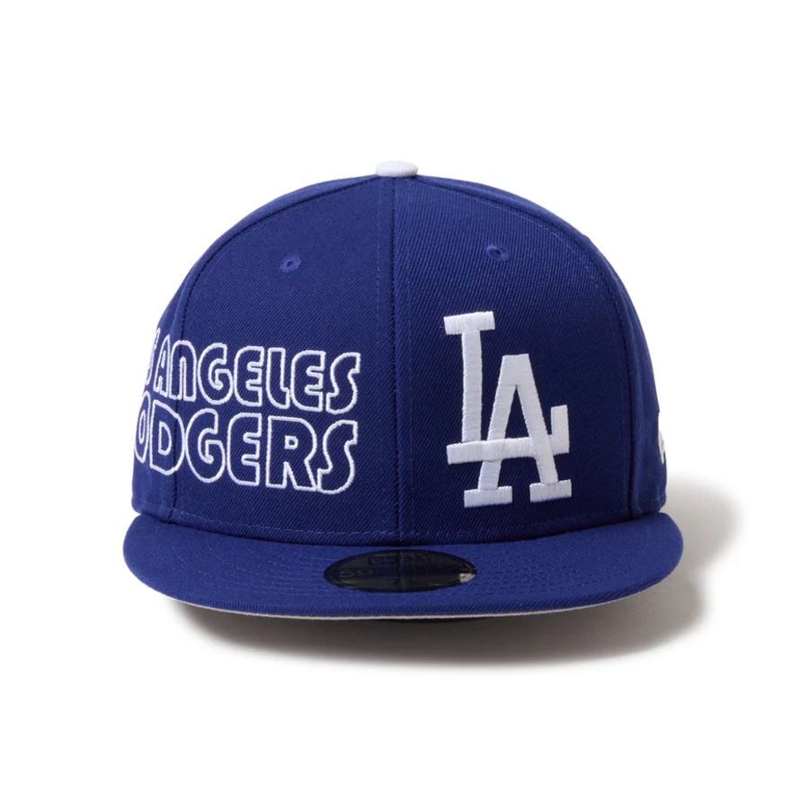 ニューエラ（NEW ERA）（メンズ、レディース）キャップ 59FIFTY Neon Tube ネオンチューブロゴ ロサンゼルス・ドジャース ダークロイヤル 14668133