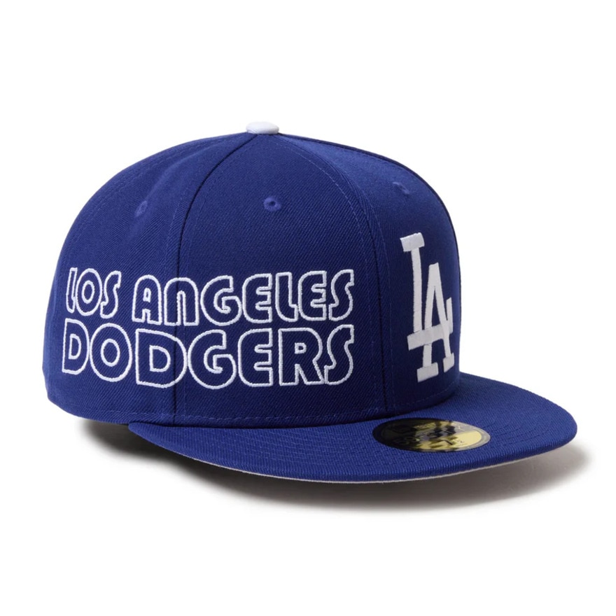 ニューエラ（NEW ERA）（メンズ、レディース）キャップ 59FIFTY Neon Tube ネオンチューブロゴ ロサンゼルス・ドジャース ダークロイヤル 14668133