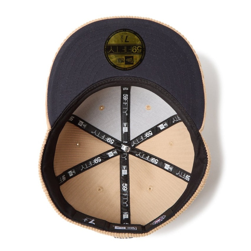 ニューエラ（NEW ERA）（メンズ、レディース）帽子 キャップ 59FIFTY Corduroy コーデュロイ ロサンゼルス・ドジャース S-Lサイズ 14668155