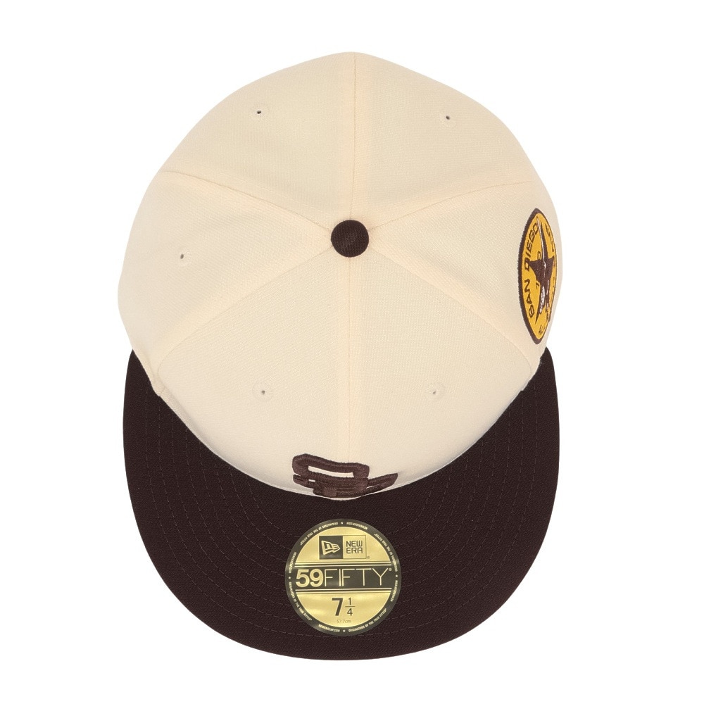 ニューエラ（NEW ERA）（メンズ、レディース）キャップ 59FIFTY MLB 2-Tone サンディエゴ・パドレス クーパーズタウン 14668158